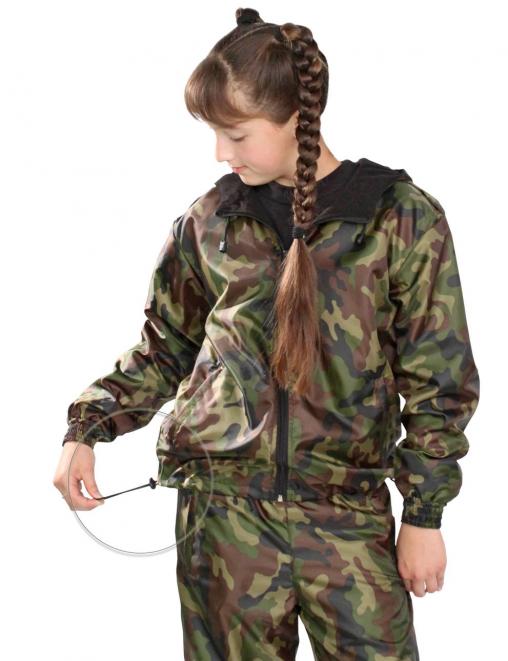 Костюм детский АЛЬФА-DEMI тк.Оксфорд цв.Зеленый КМФ