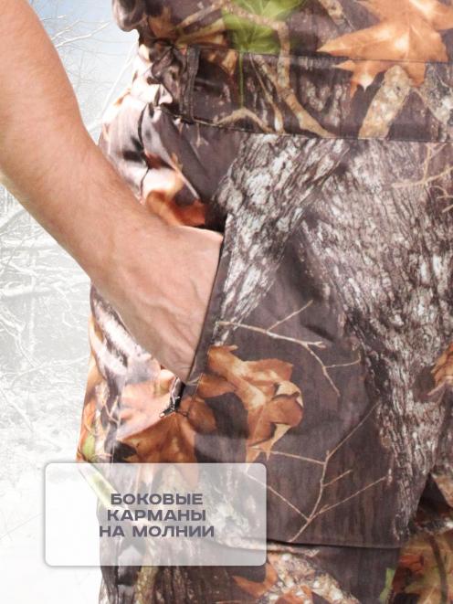 Полукомбинезон утеплённый тк.Оксфорд цв.Лес 