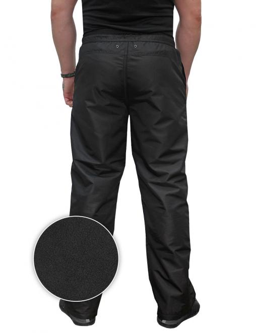 Брюки мужские утепленные RS тк.Twill Nylon/подклад флис цв.Чёрный