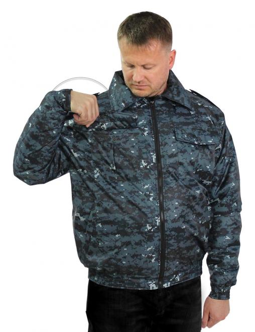 Ветровка ОХРАНА RS тк.Оксфорд цв.Цифра Темно-синяя