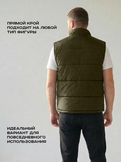 Жилет утеплённый БВР тк.Дюспа цв.Олива