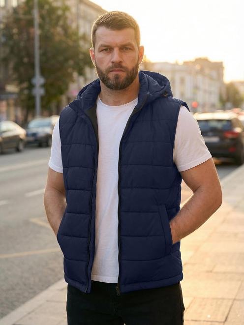 Жилет утепленный СТАЛКЕР тк.Дюспа цв.Синий