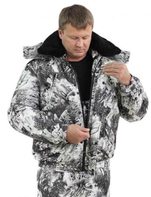 Костюм зимний НОРД RS тк.Алова цв.Белый Лес 2