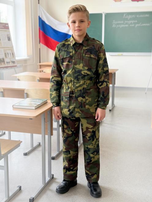 Костюм детский ВОЕННО-ПОЛЕВОЙ RS цв.Зел КМФ