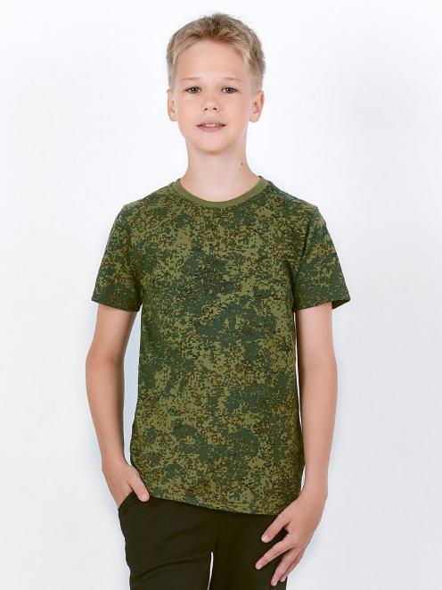 Футболка детская цв.Цифра зелёная