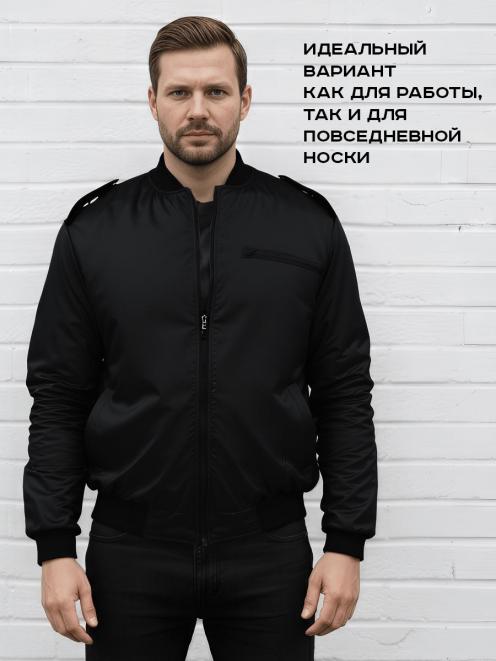 Ветровка ПИЛОТ тк.Дюспа цв.Чёрный 