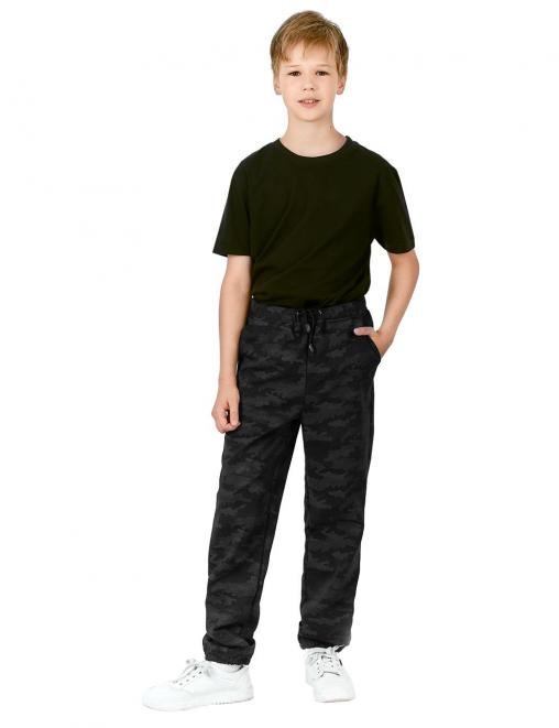 Трико детское спортивное ТОРНАДО тк.Футер 2-х нитка цв. BLUR КМФ Чёрный