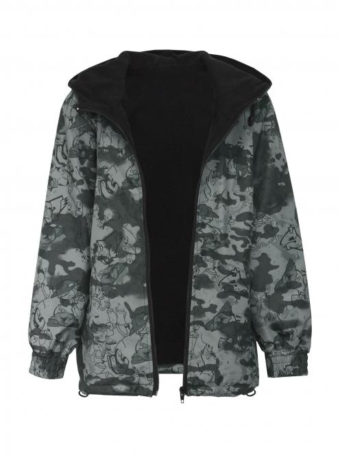 Ветровка подростковая АЛЬФА-DEMI тк.Дюспа цв.Гуффи