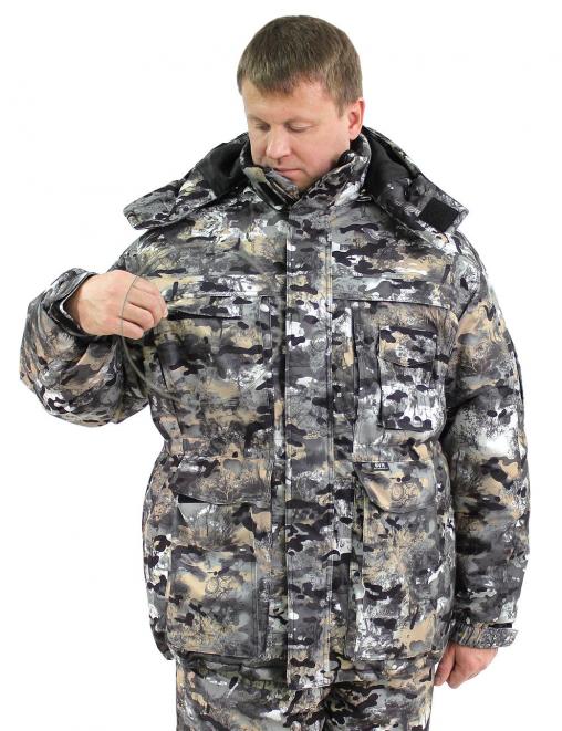 Костюм зимний ФОРЕСТ тк.Алова цв.Полигон