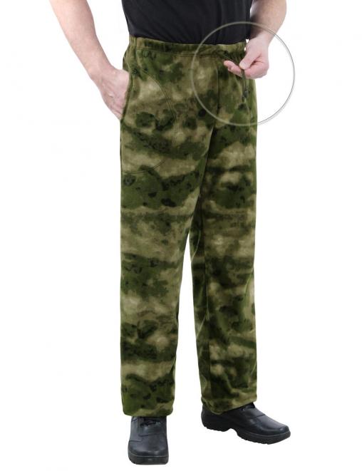 Брюки мужские BVR-SPORT тк.Флис цв.МОХ Зеленый