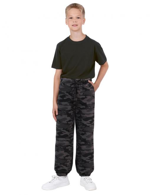 Трико детское спортивное ТОРНАДО тк.Футер 2-х нитка цв.Черный КМФ Рубеж