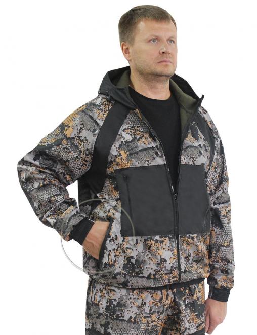 Костюм БЕРКУТ-DEMI RS тк.Polarfleece цв.Соты ULTRA