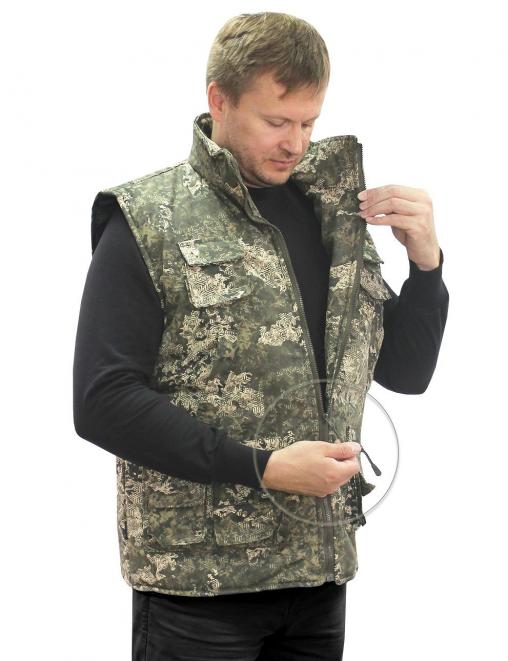 Жилет утеплённый БУРАН RS тк.Смесовая цв.BLUR 1311