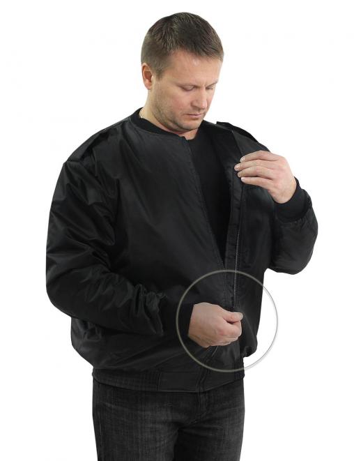 Ветровка ПИЛОТ тк.Дюспа цв.Чёрный 