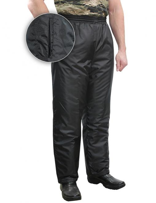 Брюки утеплённые ВИХРЬ тк.Оксфорд цв.Чёрный