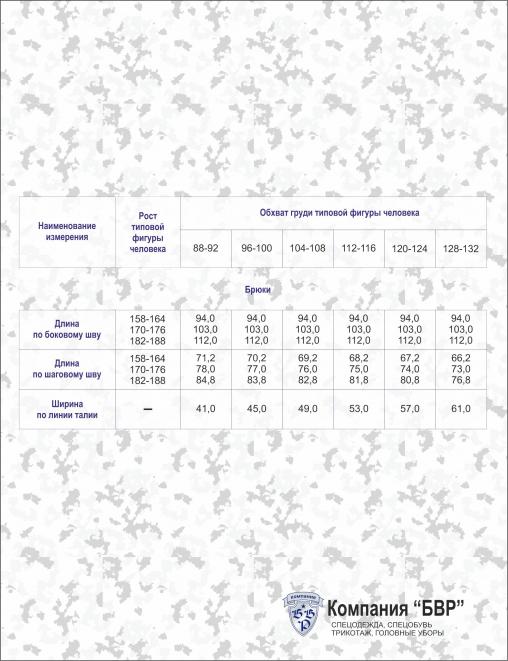 Брюки РАБОЧИЕ цв.Мультикам коричневый