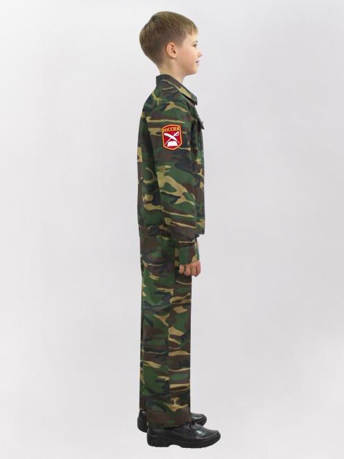 Костюм КАДЕТ-СТАРШЕКЛАССНИК тк.Смесовая цв.Зеленый КМФ