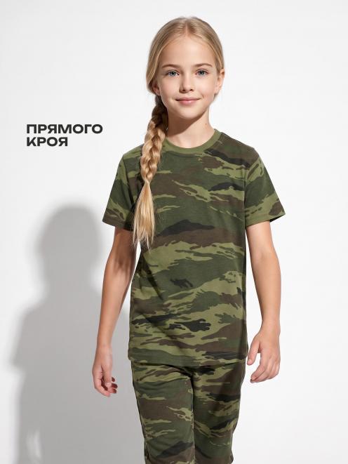 Футболка детская цв.Зелёный Камыш