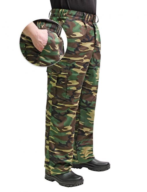 Брюки УНИВЕРСАЛ RS тк.Смесовая цв.Зеленый КМФ