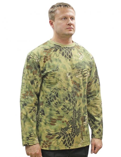 Толстовка тк.Футер 2-х нитка с начёсом RS цв.Питон зелёный