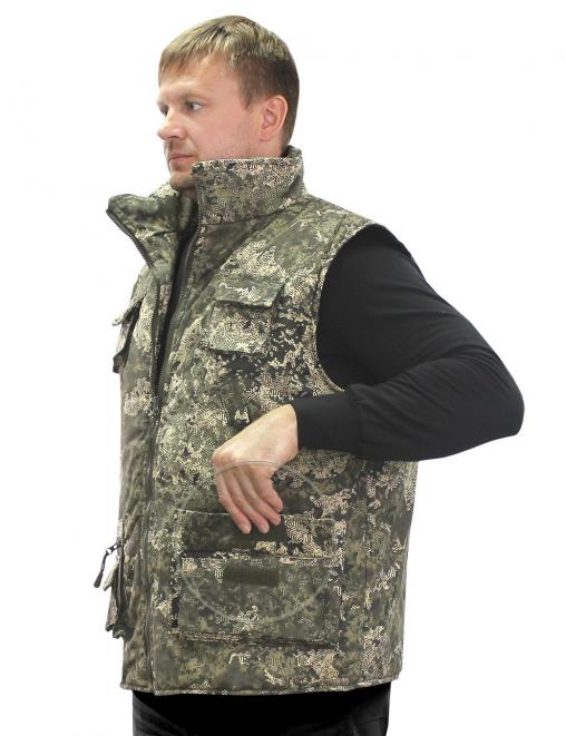 Жилет утеплённый БУРАН RS тк.Смесовая цв.BLUR 1311