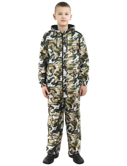 Костюм детский АЛЬФА-DEMI RS тк.Оксфорд цв.НАТО КМФ Зелёный