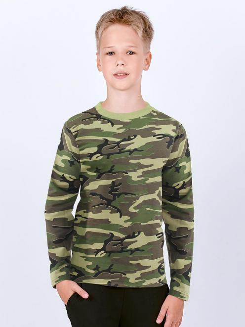 Толстовка детская СТРАЙК RS тк.Футер 2-х нитка с начёсом цв.Зеленый КМФ