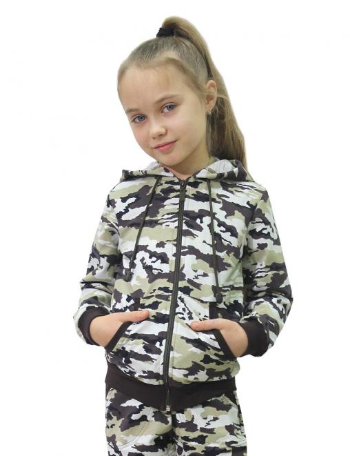 Костюм детский БВР СПОРТ RS тк.Футер цв.Камуфляж 4974