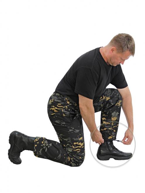 Костюм СПОРТ АКТИВ цв.Мультикам черный