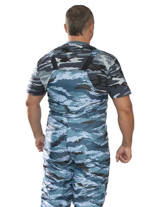 Полукомбинезон утеплённый тк.Оксфорд цв.Серый Камыш