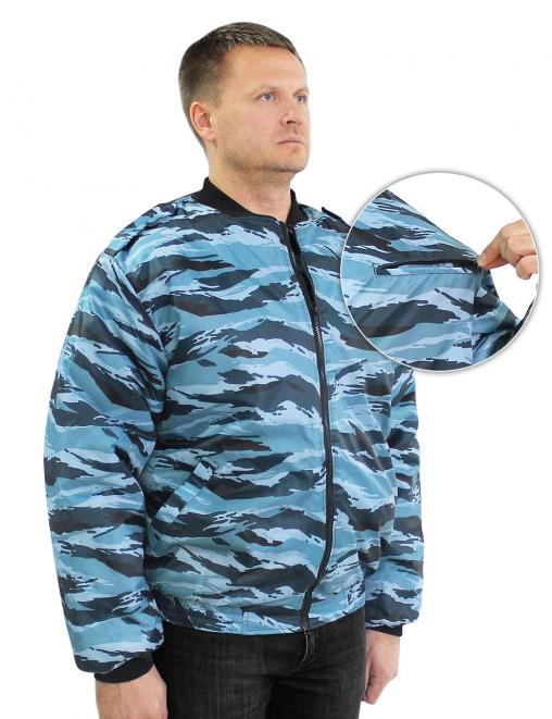 Ветровка ПИЛОТ тк.Оксфорд цв.Серый Камыш