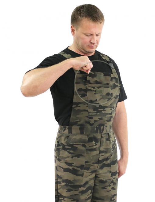 Полукомбинезон ИТР RS тк.Рип-стоп цв.Зеленый КМФ