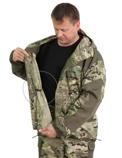 Костюм ГОРКА NEW тк.Рип-стоп цв.Мультикам с накладками