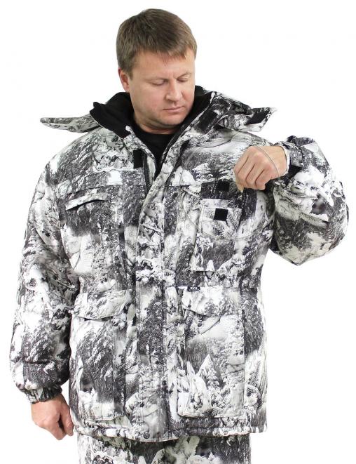 Костюм зимний ФОРЕСТ тк.Алова цв.Белый Лес 2