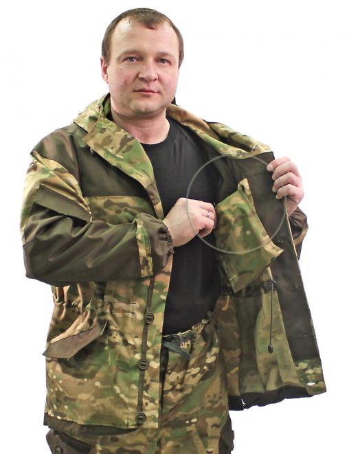 Костюм ГОРКА NEW тк.Смесовая цв.Мультикам с накладками