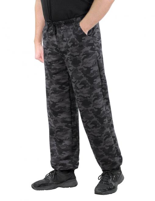 Трико мужское ТОРНАДО тк.Футер  цв.Черный КМФ Рубеж