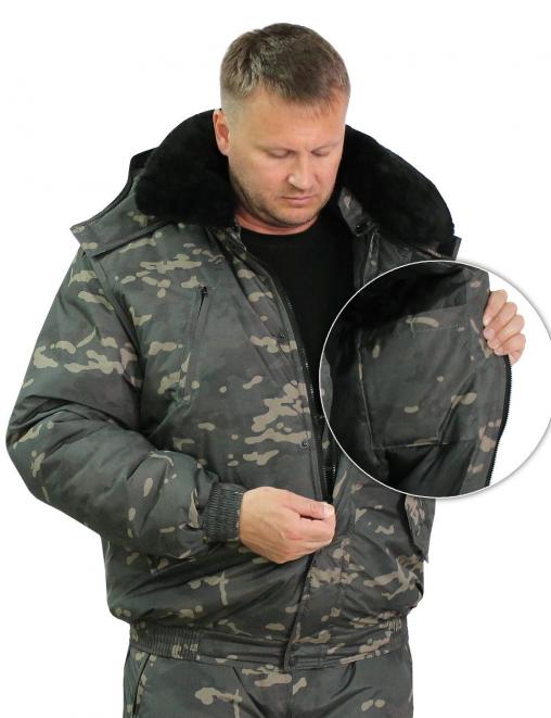 Костюм зимний НОРД тк.Дюспа цв.Мультикам граффит