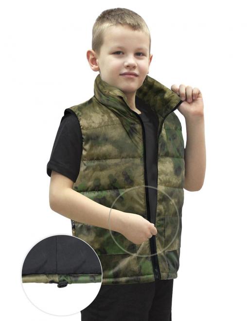 Жилет детский утеплённый RS тк.Оксфорд цв.Атак