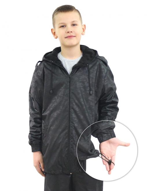 Костюм детский АЛЬФА-DEMI тк.Дюспа цв.Чёрный КМФ