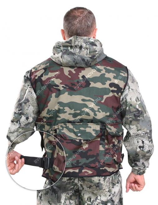 Жилет HUNTER RS тк.Рип-стоп цв.Зеленый КМФ