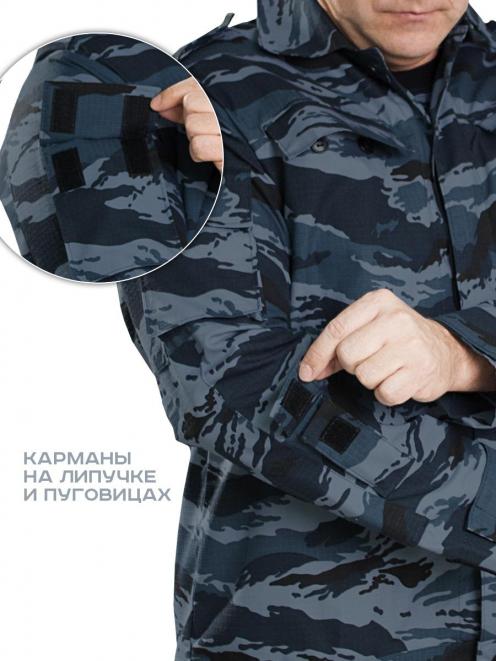 Костюм СПЕЦНАЗ тк.Рип-стоп цв.Серый Камыш