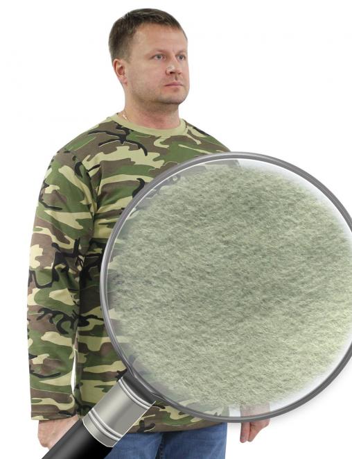 Толстовка тк.Футер 2-х нитка с начёсом RS цв.Зеленый КМФ