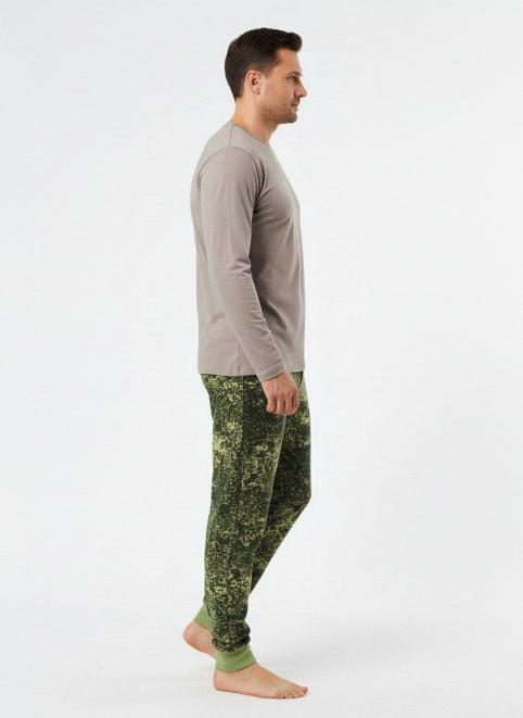 Кальсоны мужские тк.Футер с начёсом цв.Цифра