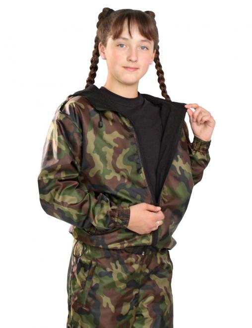 Костюм детский АЛЬФА-DEMI тк.Оксфорд цв.Зеленый КМФ