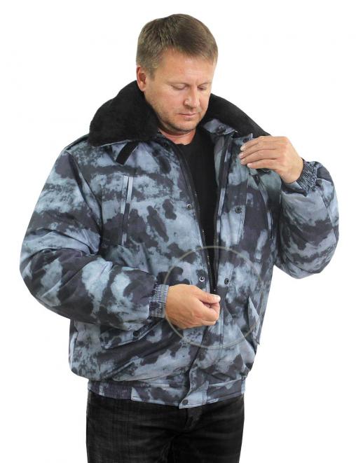 Куртка ОХРАННИК тк.Дюспа цв.АТАК синий