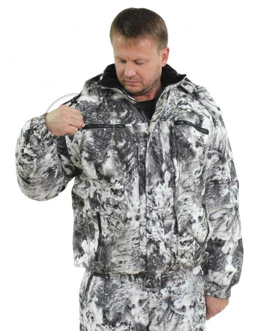 Костюм зимний БВР тк.Алова цв.Белый Лес 2