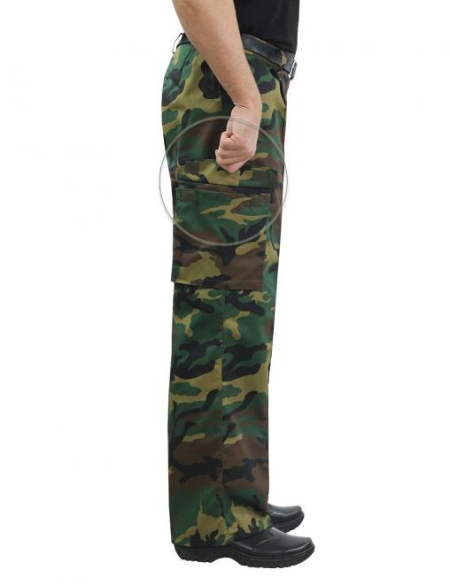 Брюки ВОЕННО-ПОЛЕВЫЕ RS тк.Смесовая цв.Зеленый КМФ