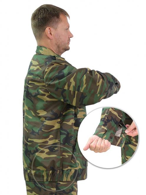 Костюм СТРАЖ тк.Смесовая цв.Зеленый КМФ