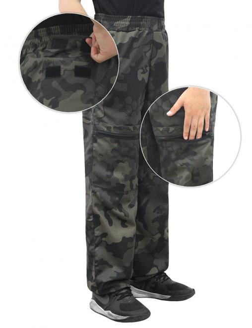 Брюки детские ЮНИОР RS тк.Смесовая цв.BLUR 3318