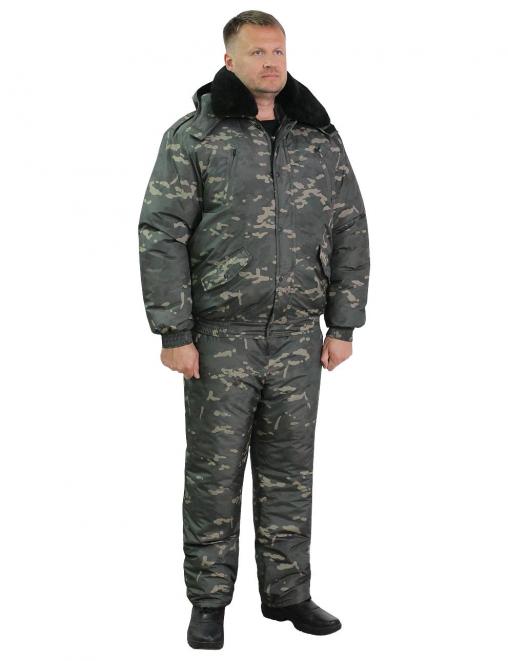 Костюм зимний НОРД тк.Дюспа цв.Мультикам граффит